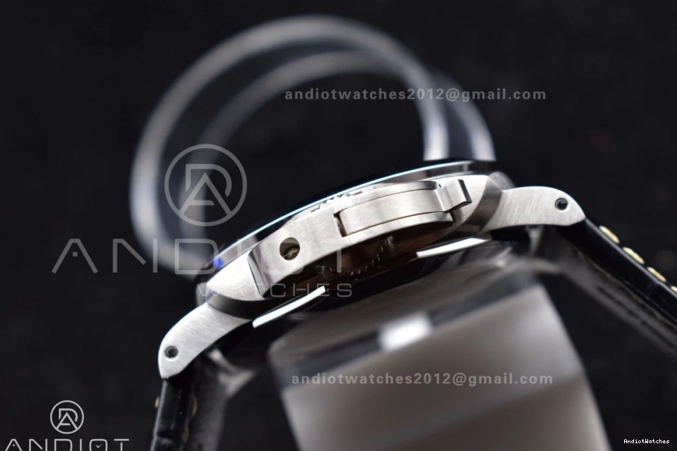 P.9010 PAM1312 Black TimelessDesign Clone Edition Dial SBF Leather Best Strap on 1:1 Black 440 0517